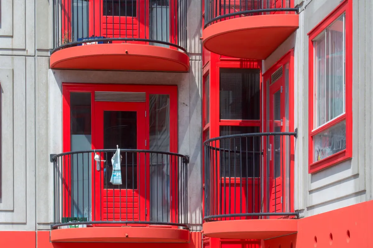 Appartementengebouw met galerijen